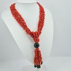 Bloedkoraal - Zilver - Halsketting - CORALLO MEDITERRANEO