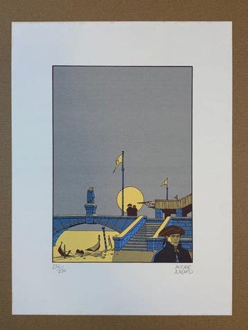 André Juillard - 1 Silkscreen - Venise, Nieuw