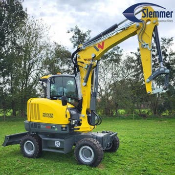 Te koop Wacker Neuson EW65 mobiele graafmachine, Ophalen, Graafmachine