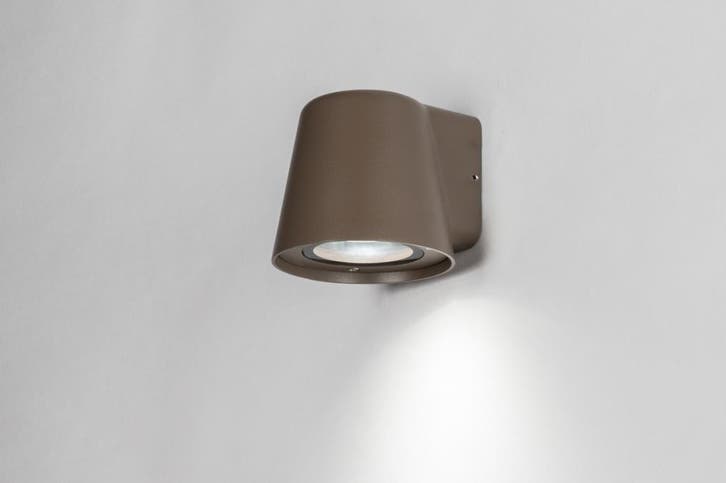 Rietveld Wandlampen - Bruin - Metaal, Aluminium, Huis en Inrichting, Lampen | Wandlampen, Verzenden