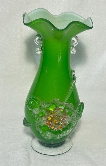 Vaas - Vintage vaas van Murano-glas. Uniek. Zeldzaam. Tweede
