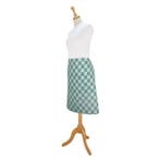 Schort Sloof Groen en Wit Geblokt 60x70cm 100% Katoen - Treb, Huis en Inrichting, Keuken | Textiel, Verzenden, Nieuw, Overige kleuren