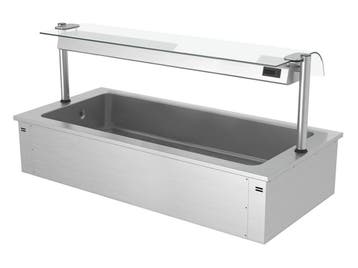 GGM Gastro | Inbouw ijsbak - 1785mm - 5x GN 1/1 - 200L - met, Verzenden, Nieuw in verpakking