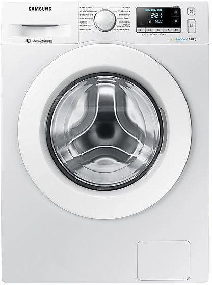 Samsung WW80J5436MW - Wasmachine - 8 kg - 1400 tpm -, Witgoed en Apparatuur, Wasmachines, Zo goed als nieuw, Voorlader, 85 tot 90 cm
