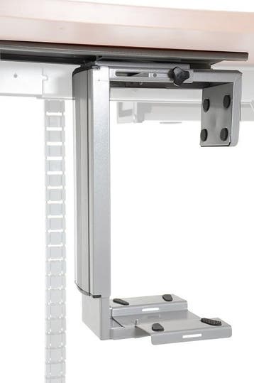 Onder bureau pc houder aluminium Luxus, Verzenden, Nieuw in verpakking