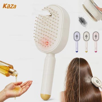 Elektrische Stoom Haarborstel met Waternevel - Anti-Frizz &, Verzenden, Nieuw