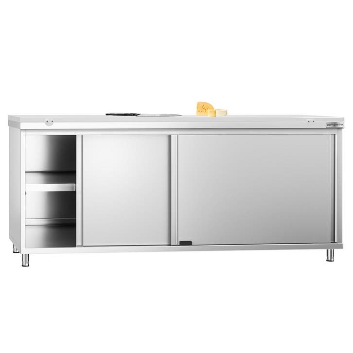 GGM Gastro | Gesloten RVS werktafel KOPENHAGEN PREMIUM - |, Zakelijke goederen, Horeca | Meubilair en Inrichting, Nieuw in verpakking