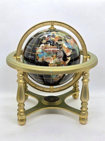 Terrestrial table globe - Kostbare Wereldbol - 1990-2000