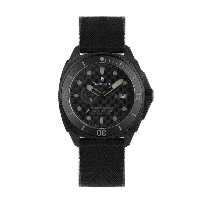 Tecnotempo - Commando - Forged Carbon & Titanium -, Sieraden, Tassen en Uiterlijk, Horloges | Heren