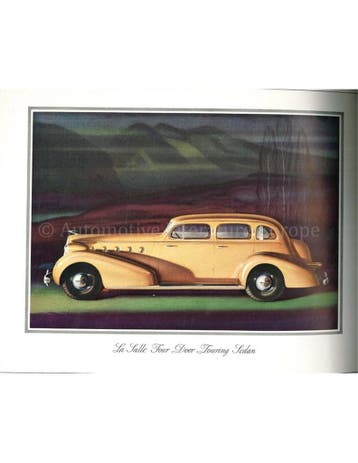 1935 LA SALLE BROCHURE ENGELS (US), Nieuw, Author