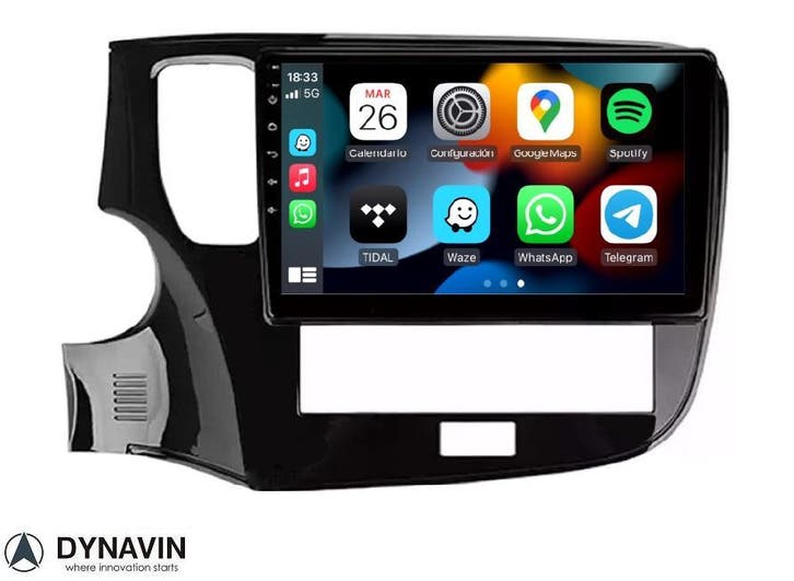 Mitsubishi outlander vanaf 2020 navigatie carplay android 15, Auto diversen, Autoradio's, Nieuw, Ophalen of Verzenden