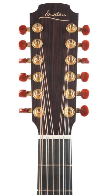 Lowden O32 12 String Rosewood Spruce Reneck 2001 (Jumbo), Ophalen of Verzenden, Gebruikt, Western- of Steelstringgitaar, 12-snarig