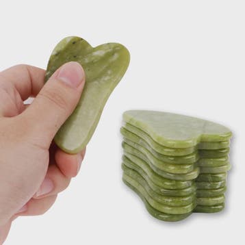 Natuurlijke Jade Roller & Gua Sha Set - Gezichtsmassage & Hu, Verzenden, Nieuw
