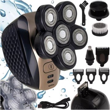 Soulima haar- en baardtrimmer 6-in-1 zwart – multifunctio., Ophalen of Verzenden, Nieuw
