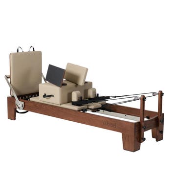 Pilates Reformer Studio | Wood Reformer Walnoothout, Verzenden, Nieuw, Yoga-accessoire