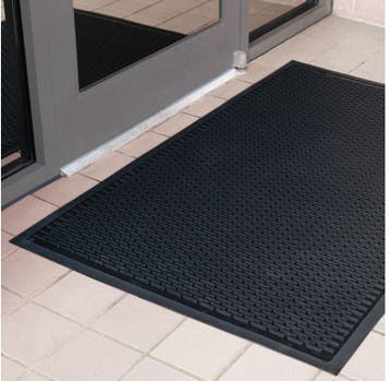 Deurmat buitenmat rubber schuine rand 90x150cm, Schoonloopmat, Verzenden, Rubber, Nieuw