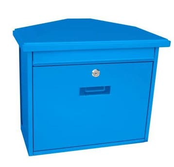Wandbrievenbus Zamoran blauw, Tuin en Terras, Brievenbussen, Verzenden, Nieuw