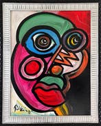 Peter Robert Keil - Abstrakter Kopf, Antiek en Kunst