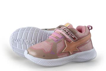 Garvalin Sneakers Meisjes in maat 25 Roze, Verzenden, Jongen of Meisje, Schoenen, Zo goed als nieuw