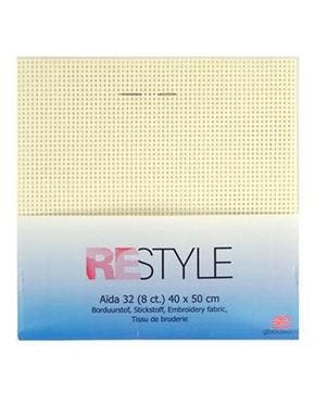 Borduurstof Aïda Ecru 32 (8 ct) 40x50 cm, Nieuw, Overige kleuren