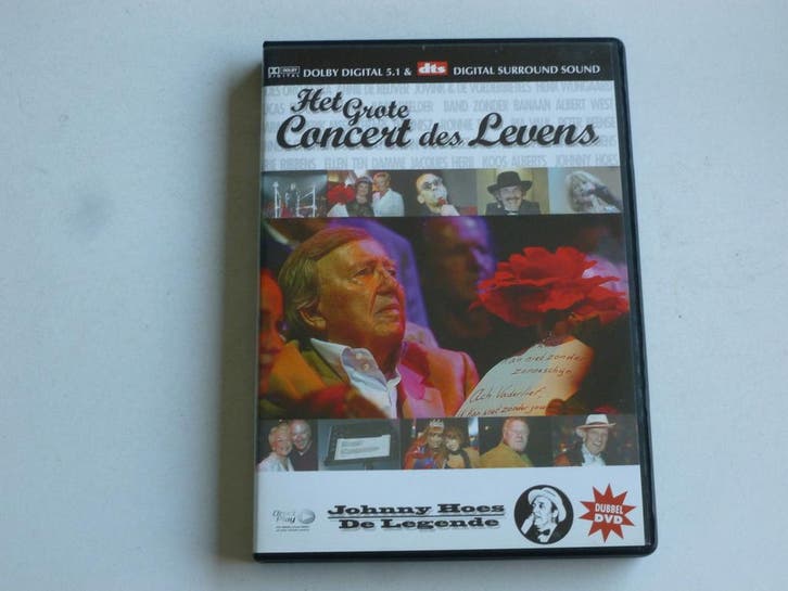 Johnny Hoes - Het Grote Concert des Levens (2 DVD), Cd's en Dvd's, Dvd's | Muziek en Concerten, Zo goed als nieuw, Ophalen of Verzenden