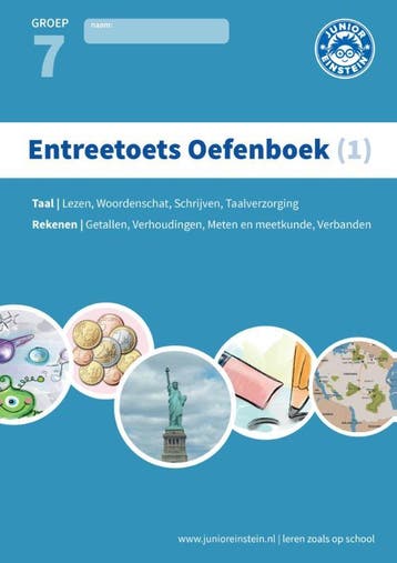 1 Gemengde opgaven voor groep 7 / Entreetoets oefenboek /, Verzenden, Zo goed als nieuw