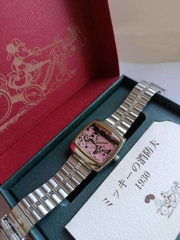 Seiko - Alba Mickey Mouse The Fire Fighters Old Cinema