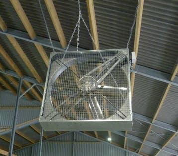 Stalventilator 1,4 mtr 380v, 1 pk/0,75kw met 6 bladen, Ophalen of Verzenden