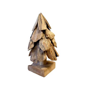 Kerst special: teakhouten kerstbomen! -  35 cmWoondecoratie, Ophalen of Verzenden, Nieuw