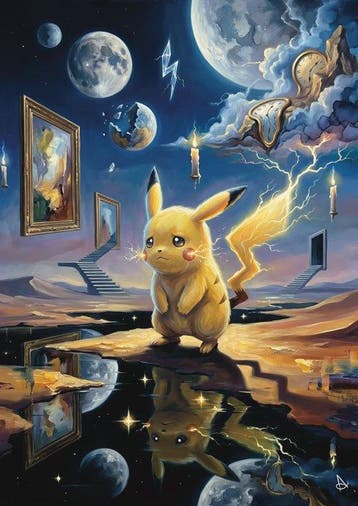 ANDSAL MCMXCI - Pikachu Beyond Time and Moonlight Tribute to, Nieuw