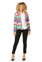 Snazzy Santa blazer dames luxe, Kleding | Dames, Ophalen of Verzenden, Nieuw