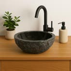 Wasbak | Wastafel | Marmer | 40x40x15 | Natuursteen | Grijs, Verzenden, Nieuw