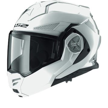 LS2 FF901 Advant X Solid Wit 06 Systeemhelm, Motoren, Kleding | Motorhelmen, Systeemhelm, XXL, Nieuw met kaartje, Overige merken