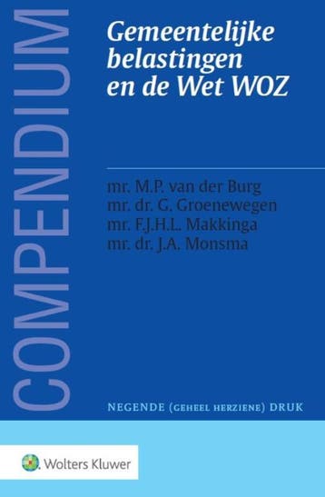 Compendium Gemeentelijke belastingen en de Wet WOZ, Verzenden, Zo goed als nieuw, G. Groenewegen
