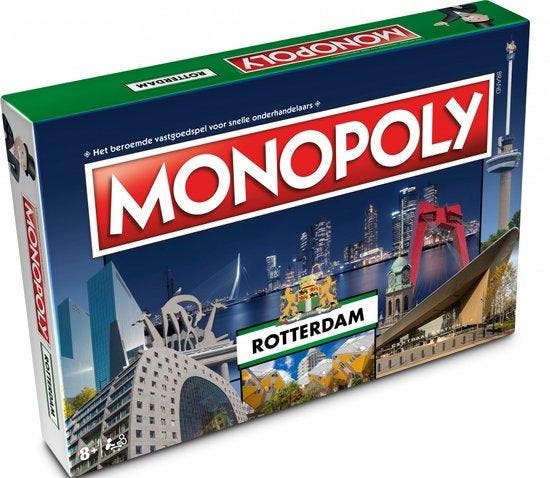 Hashbro Monopoly - Rotterdam - Bordspel (Nieuw), Hobby en Vrije tijd, Gezelschapsspellen | Bordspellen, Nieuw, Verzenden