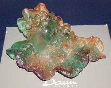 Daum - sculptuur, Bacchus Collection - 10 cm - Pâte de verre