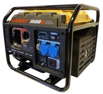 Superlichte Loncin 3500iO met inverter techniek en 3000W ver, Benzine, Nieuw, Ophalen of Verzenden, Geluidgedempt