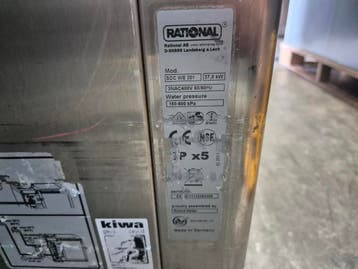 Rational SCCWE201 inrij combisteamer in VEILING, Gebruikt, Ovens, Magnetrons en Steamers