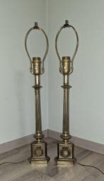 Staande lamp (2) - Metaal, Antiek en Kunst