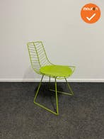 Design vergaderstoel Arper - Leaf chair - groen, Vergader- of Presentatieruimte, Ophalen of Verzenden, Gebruikt, Stoel