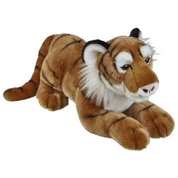 Bruine tijger knuffel - pluche - 50 cm - wilde, Verzenden, Nieuw