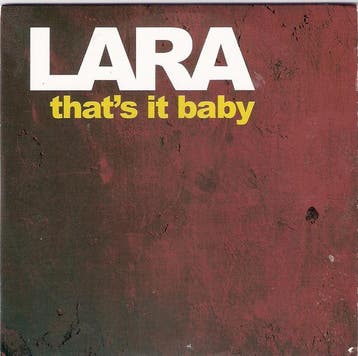 cd single card - Lara  - Thats It Baby, Verzenden, Zo goed als nieuw, Pop