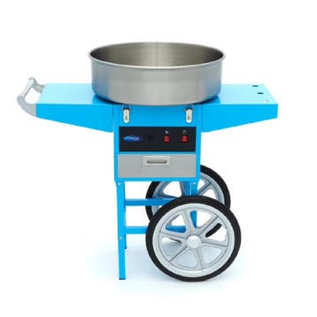 Maxima Suikerspinmachine Ø52 cm Blauw met Onderstel, Hobby en Vrije tijd, Taarten en Cupcakes maken, Verzenden, Nieuw