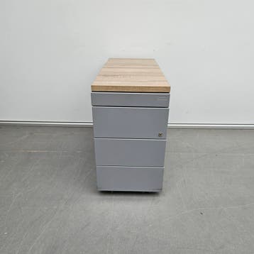Gispen ladeblok met 4 laden - 57x32x78 cm | nieuw blad, Huis en Inrichting, Ophalen of Verzenden, Nieuw