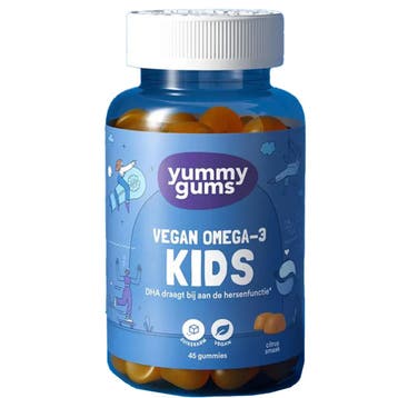 Yummygums  Omega3 Kids  Frisse citrussmaak, Verzenden, Nieuw