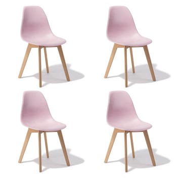 Roze Stoelen KITO | Polypropyleen | Laatste Stuks!, Overige kleuren, Nieuw, Ophalen of Verzenden, Vier