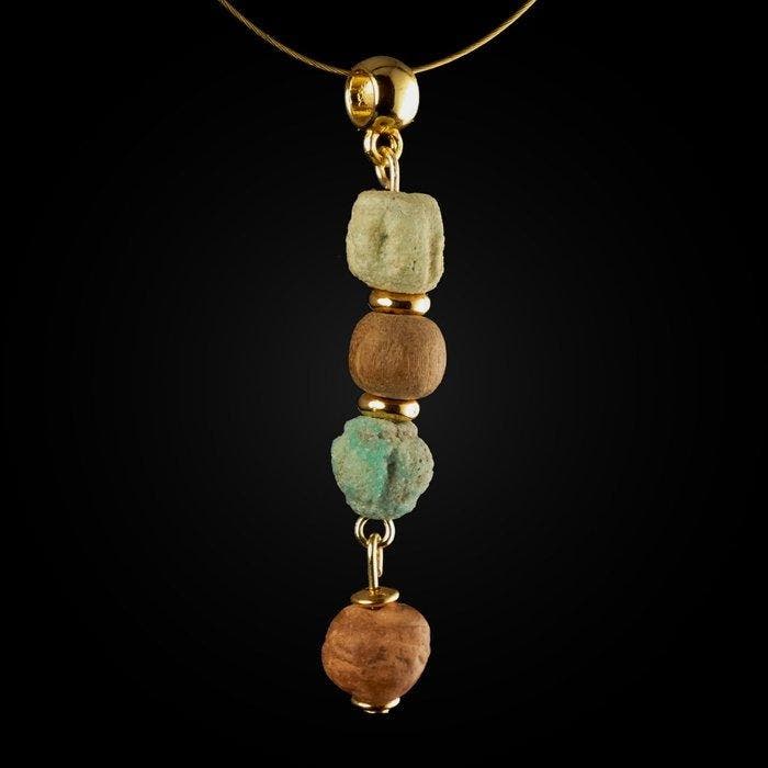 Oude Egypte, late periode Pendant, met Egyptische, Sieraden, Tassen en Uiterlijk, Antieke sieraden