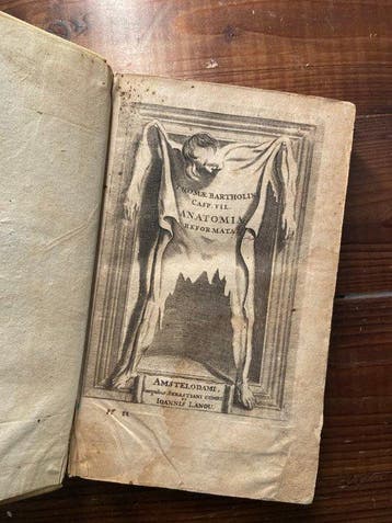 Thomae Bartholini - Anatomia, ex Caspari Bartholini parentis, Antiek en Kunst