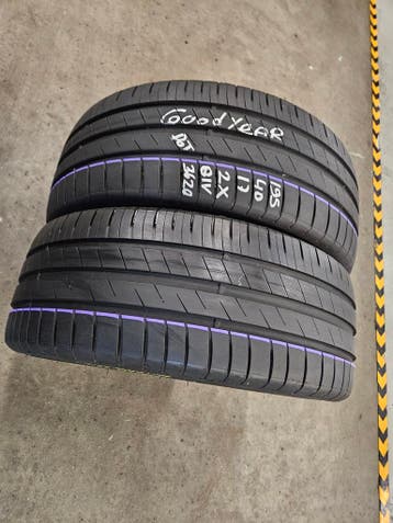 195/40/17 81V GOODYEAR ZOMERBANDEN 6,5MM PROFIEL 2X, Ophalen, Gebruikt, 17 inch, Band(en)