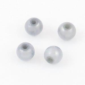 20 stuks miracle/3-D kraal grijs 4mm (Miracle Beads, Kralen), Ophalen of Verzenden, Nieuw, Kraal